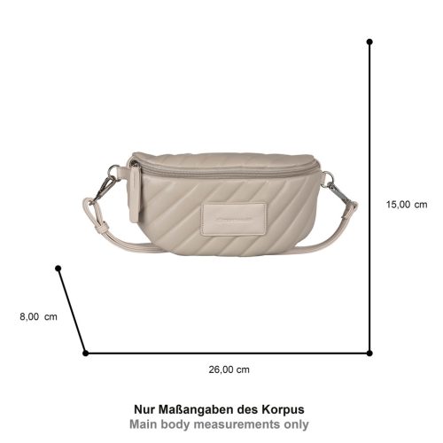 Tom Tailor női válltáska övtáska MIRELA 4799 - 070 drapp