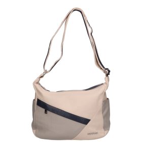 Divatos HB1837 bézs műbőr női oldaltáska 