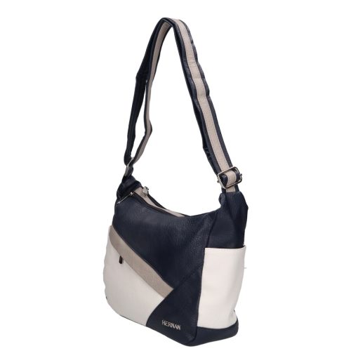 Divatos HB1837 kék műbőr női oldaltáska 