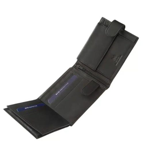 La Scala ADCR-11 fekete férfi pénztárca RFID 
