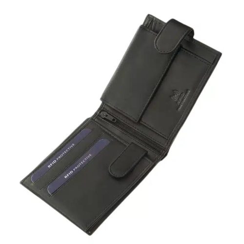 La Scala ADCR-11 fekete férfi pénztárca RFID 