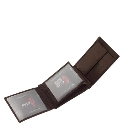 La Scala ADCR-01/A barna férfi pénztárca RFID