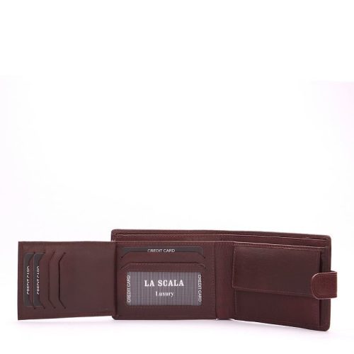 La Scala R9641/T Barna férfi bőr pénztárca