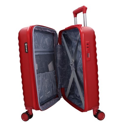 Benzi 5906 S piros bővíthető kabinbőrönd