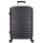 Benzi 5906 M fekete közepes méretű bővíthető bőrönd