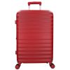 Benzi 5906 M piros közepes méretű bővíthető bőrönd