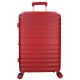 Benzi 5906 M piros közepes méretű bővíthető bőrönd