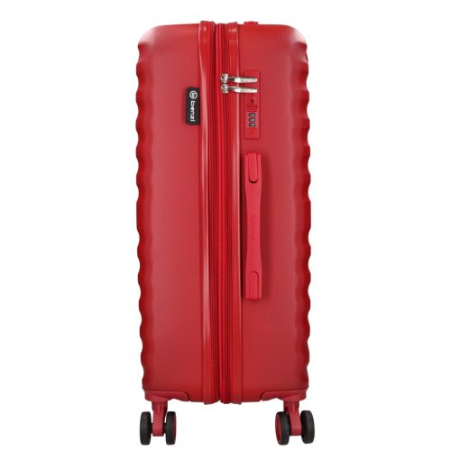 Benzi 5906 L piros nagy méretű bővíthető bőrönd