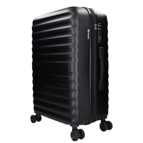 Benzi 5906 L fekete nagy méretű bővíthető bőrönd