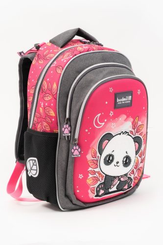 Budmil 10220013-021 pandás elsős iskolatáska