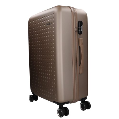 Benzi 5908 M bronz közepes méretű bőrönd