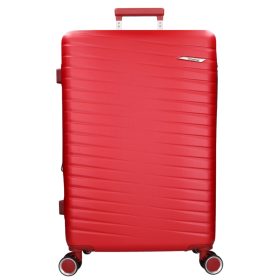 Benzi 5909 L piros nagy méretű bővíthető bőrönd