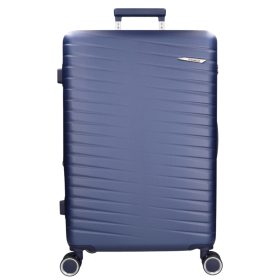 Benzi 5909 L kék nagy méretű bővíthető bőrönd