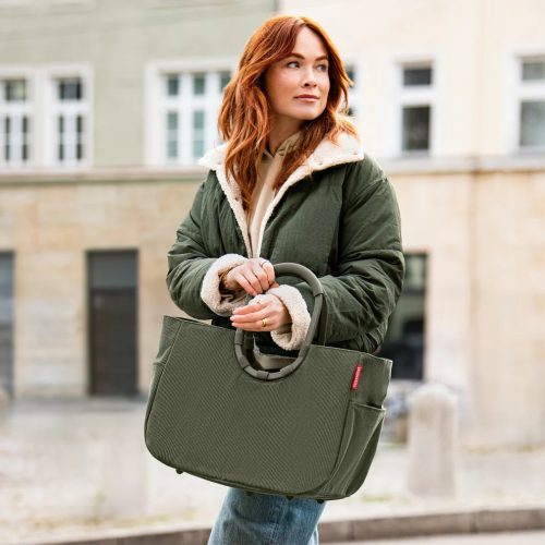Reisenthel Loopshopper L cord dark matcha OR5057 
