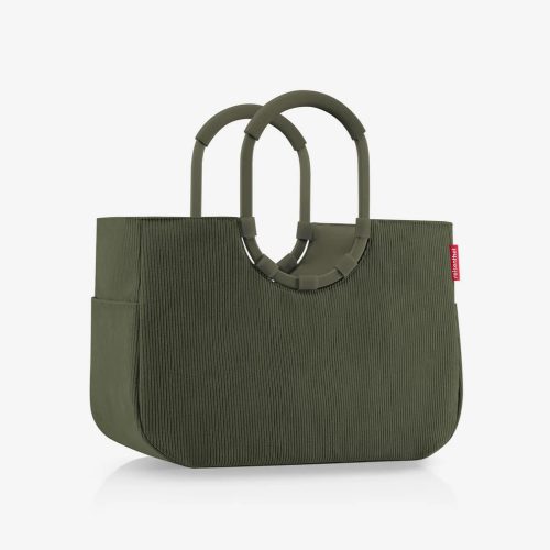 Reisenthel Loopshopper L cord dark matcha OR5057 