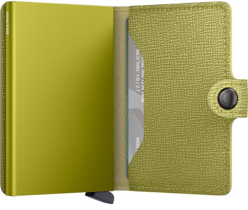 Secrid Miniwallet Crisple Lime automata kártyatartó 