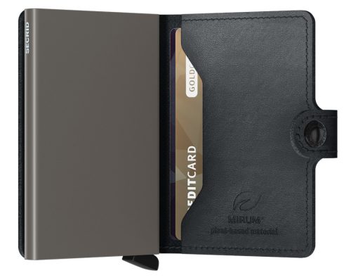 Secrid Miniwallet MIRUM Plant-Based Black automata kártyatartó 