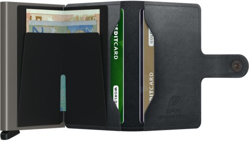 Secrid Miniwallet MIRUM Plant-Based Black automata kártyatartó 