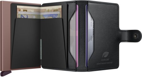 Secrid Miniwallet MIRUM Plant-Based Black Rose automata kártyatartó 