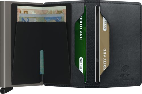 Secrid Slimwallet MIRUM Plant-Based Black automata kártyatartó 