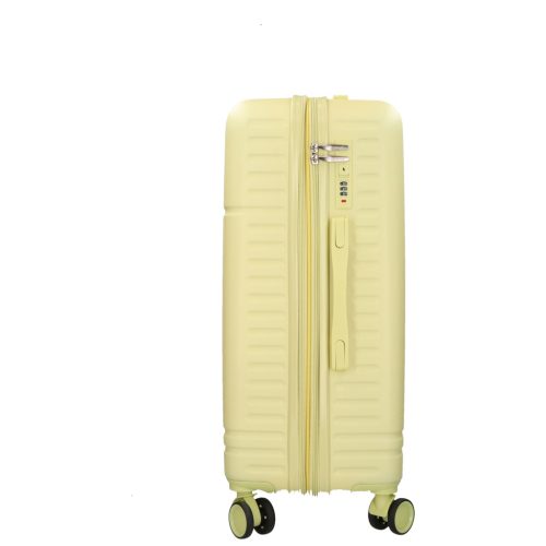 Benzi 5876 L sárga nagy bővíthető bőrönd ABS