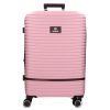 Benzi 5886 L pink nagy bővíthető bőrönd ABS