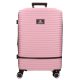Benzi 5886 L pink nagy bővíthető bőrönd ABS
