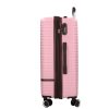 Benzi 5886 L pink nagy bővíthető bőrönd ABS