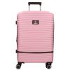 Benzi 5886 M pink közepes bővíthető bőrönd ABS
