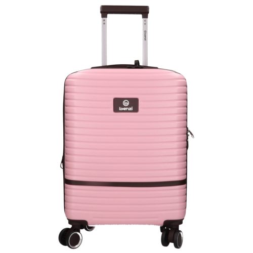 Benzi 5886 S pink bővíthető kabin bőrönd ABS