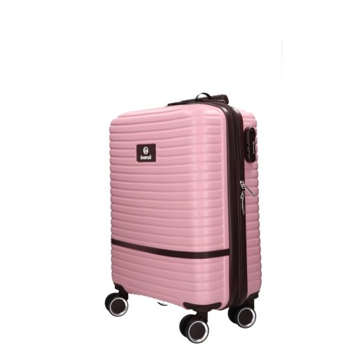 Benzi 5886 S pink bővíthető kabin bőrönd ABS