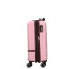 Benzi 5886 S pink bővíthető kabin bőrönd ABS