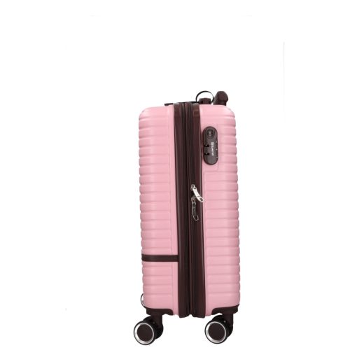 Benzi 5886 S pink bővíthető kabin bőrönd ABS