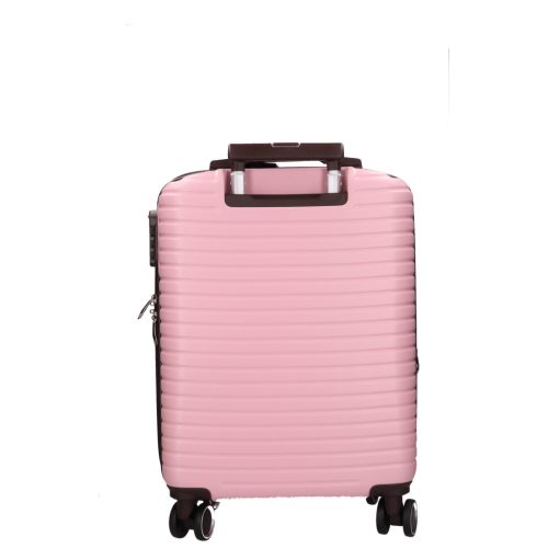 Benzi 5886 S pink bővíthető kabin bőrönd ABS