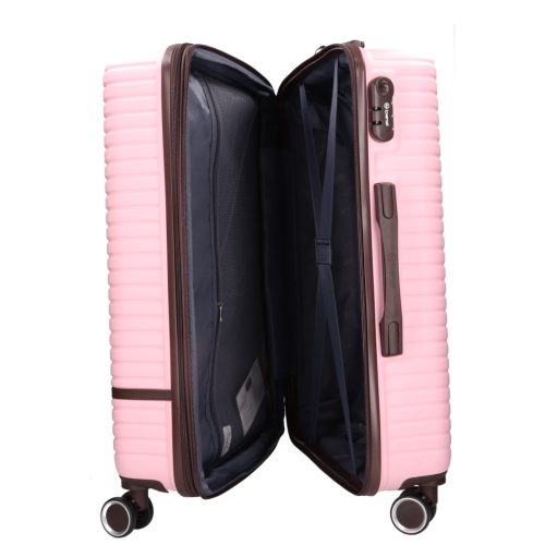 Benzi 5886 S pink bővíthető kabin bőrönd ABS