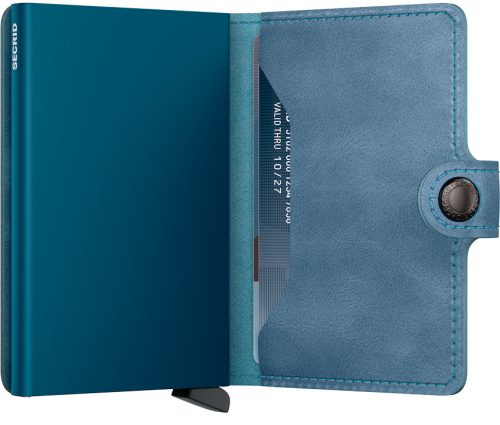 Secrid Miniwallet Vintage Teal kártyatartó automata