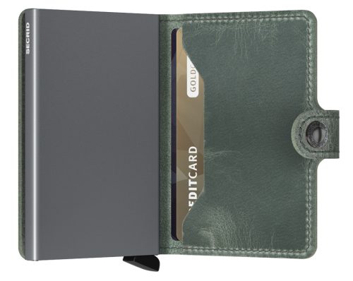 Secrid Miniwallet Vintage Sage kártyatartó automata