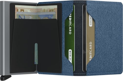 Secrid Slimwallet Twist Jeans Blue automata kártyatartó 