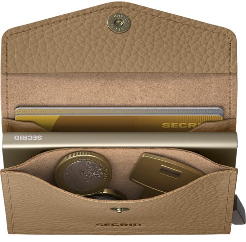 Secrid Envelope Pebble Cappuccino automata kártyatartó és pénztárca