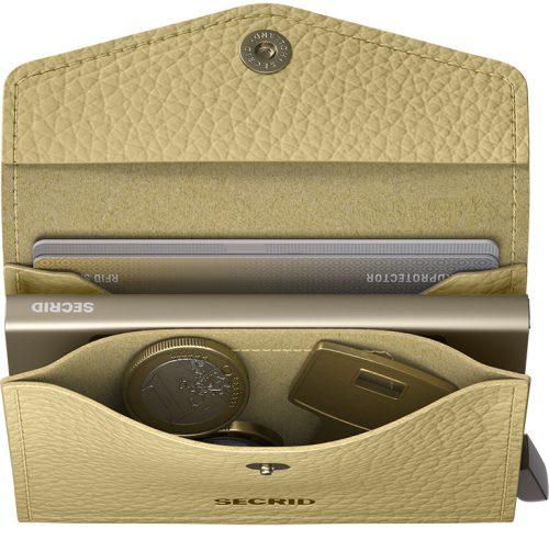 Secrid Envelope Pebble Butter Yellow automata kártyatartó és pénztárca
