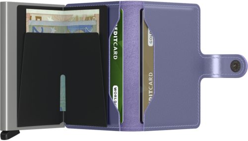 Secrid Miniwallet Metallic Lila automata kártyatartó 