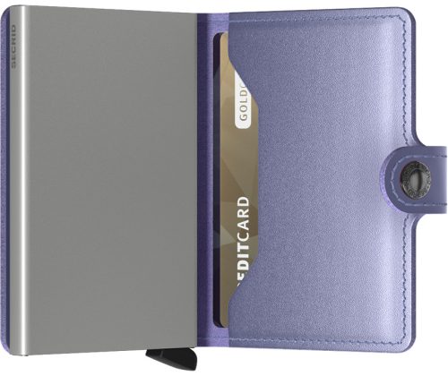 Secrid Miniwallet Metallic Lila automata kártyatartó 