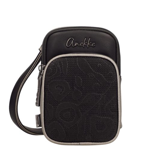 Anekke Black 43623-907 mini crossbody telefontartó táska