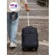 Travelite Kick Off 6922-04 antracit gurulós bővíthető kabinhátizsák
