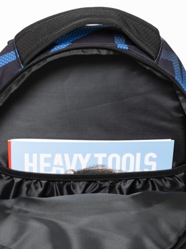 Heavy Tools Etaka fekete kék mintás fiús iskolatáska