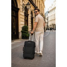   Travelite 8000257-01 Bolonia S fekete kicsi gurulós utazótáska 