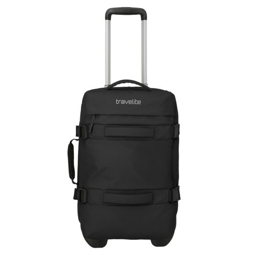 Travelite 8000257-01 Bolonia S fekete kicsi gurulós utazótáska 