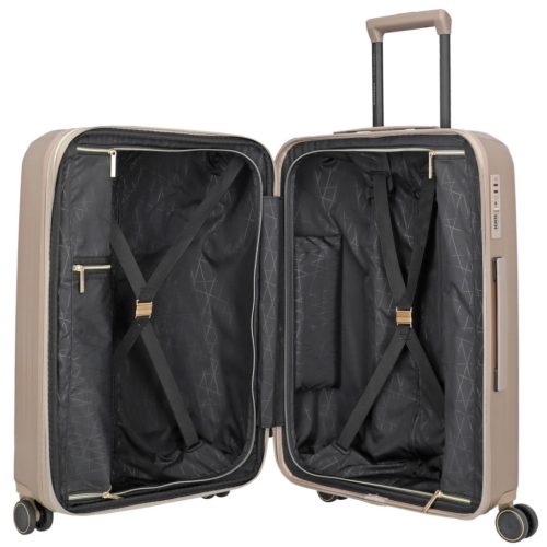 Travelite Barbara Novelty M satin BŐVÍTHETŐ közepes bőrönd