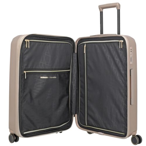 Travelite Barbara Novelty M satin BŐVÍTHETŐ közepes bőrönd