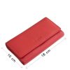 La Scala bőr női pénztárcaDG-155 piros